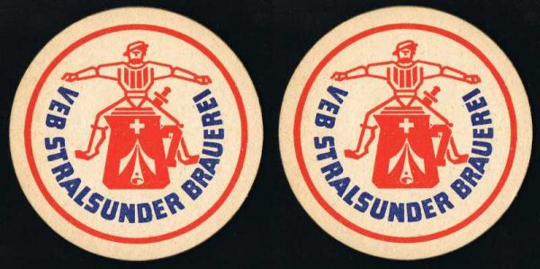 stralsunder brauerei ddr bierdeckel