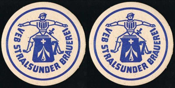 stralsunder brauerei ddr bierdeckel