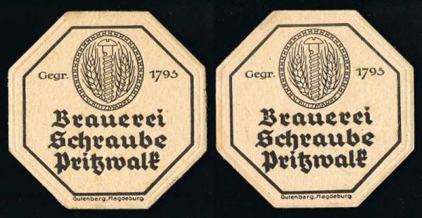 Schraube Bierdeckel