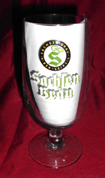 Sachsen - Bräu beer glass