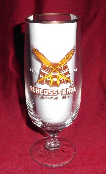 Schlossbrauerei Beer glass