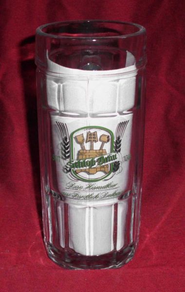 Schlossbrauerei Beer glass