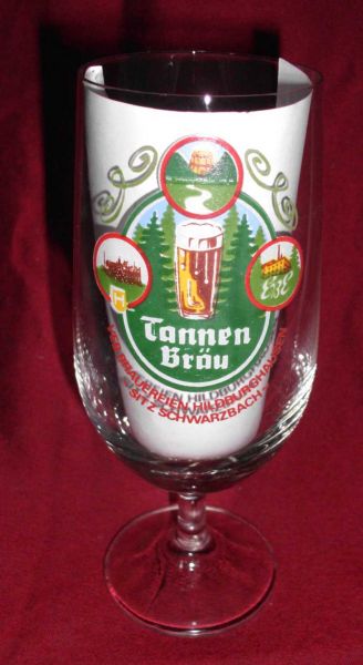 Tannen Bräu Beer glass