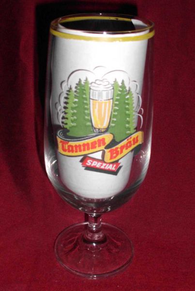 Tannen Bräu Beer glass