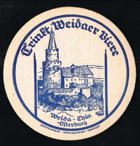 weidaer brewery ddr coaster
