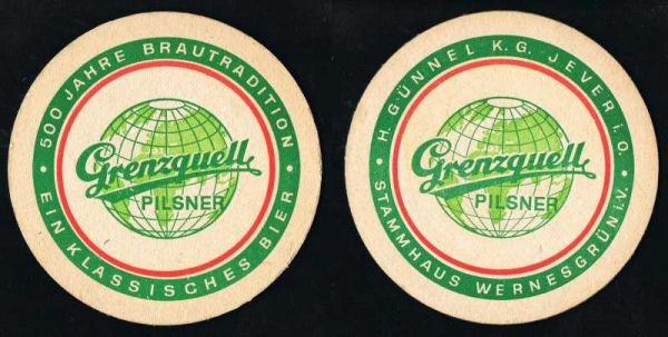 grenzquell brauerei ddr bierdeckel