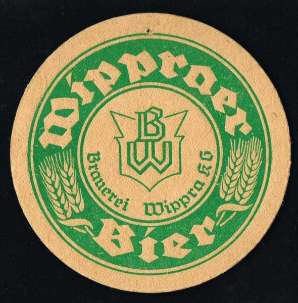 wippra brewery ddr coaster
