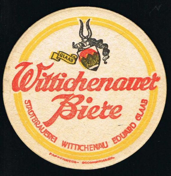 wittichenau brewery coaster