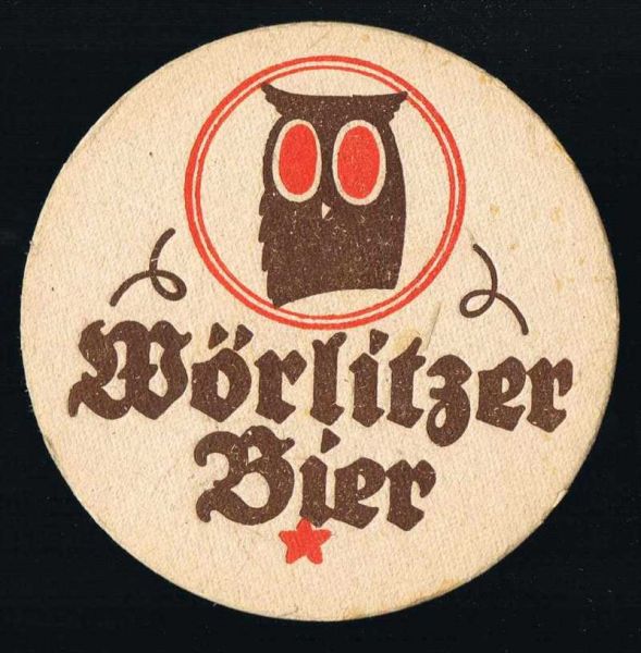 wörlitz brauerei ddr bierdeckel
