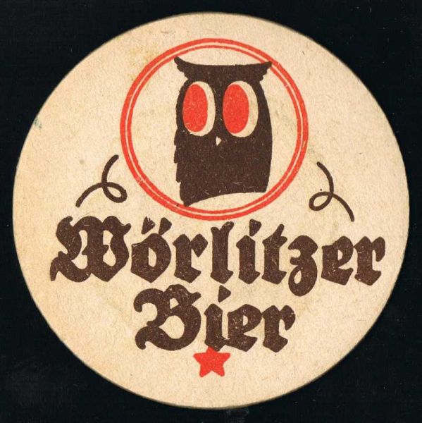 wörlitz brauerei ddr bierdeckel