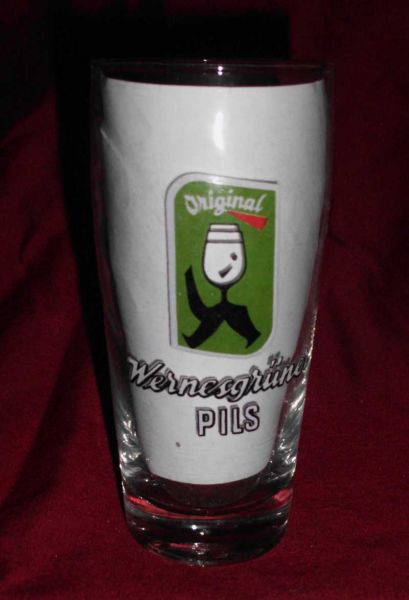 Wernesgrüner Bierglas