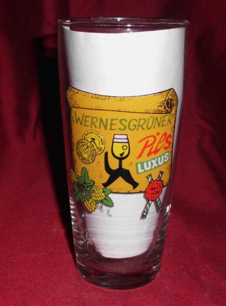 Wernesgrüner Beer glass