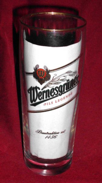 Wernesgrüner Bierglas