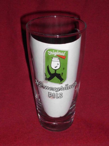 Wernesgrüner Beer glass
