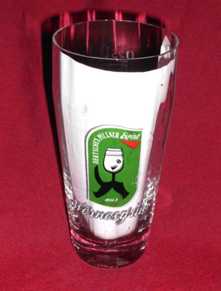 Wernesgrüner Bierglas
