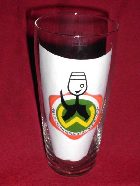 Wernesgrüner Beer glass