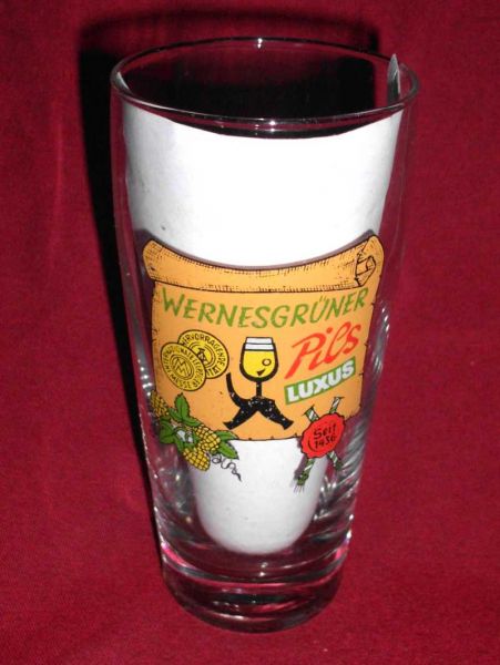 Wernesgrüner Beer glass