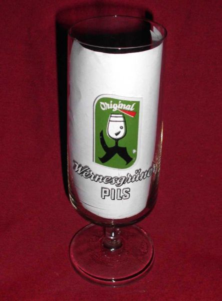 Wernesgrüner Bierglas