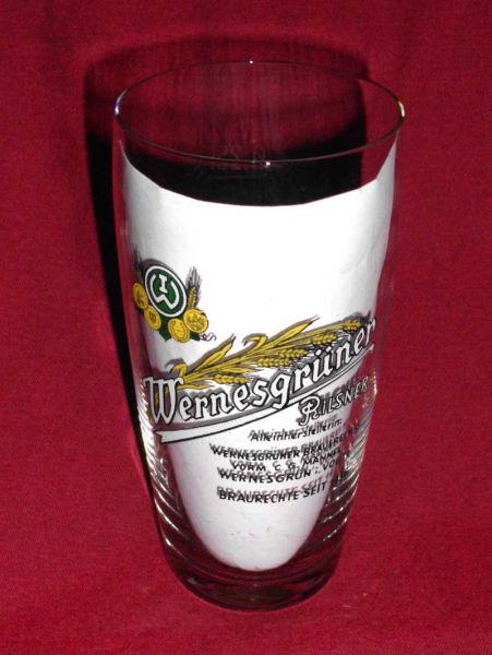 Wernesgrüner Bierglas