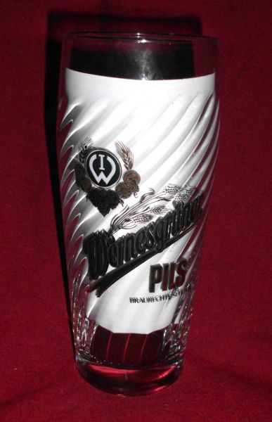 Wernesgrüner Beer glass