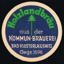 Kommun - Brauerei Bad Klosterlausnitz Bierdeckel